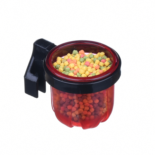 Porta Vitamina Rubi - Pequeno - Vermelho com Presilha Preta - imagem 1