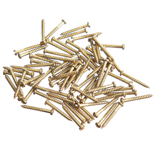 Parafuso Latão Fenda Reta - 1,5 x 12 x 2.5 - 10g - imagem 1