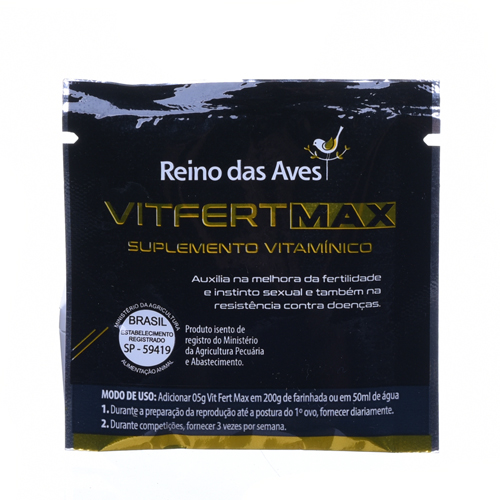 Reino das Aves - Vit Fert Max - Sachê De 5g - Unidade - imagem 1