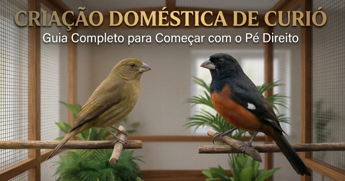 Criação Doméstica de Curió: Guia Completo para Começar com o Pé Direito