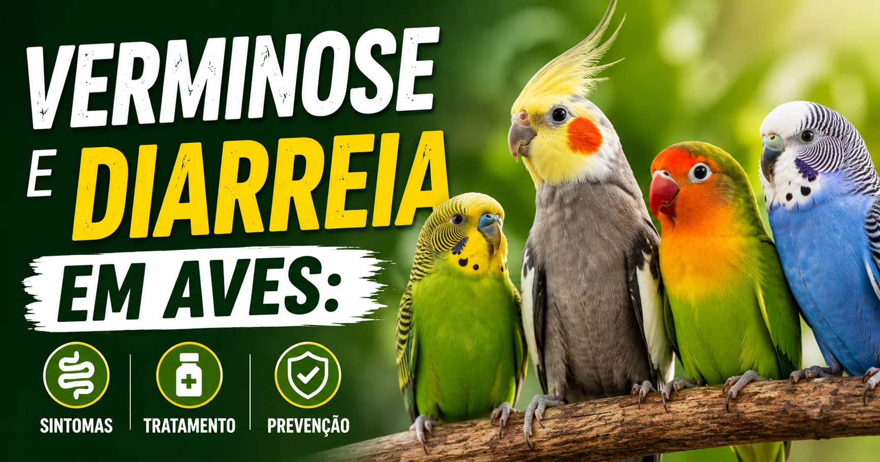 Verminose e Diarreia em Aves: Sintomas, Tratamento e Como Prevenir