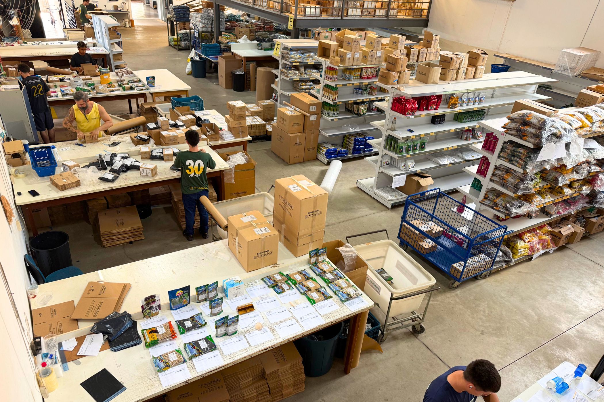 Empacotamento de produtos