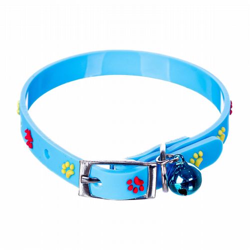Coleira de Silicone - Azul - imagem 1