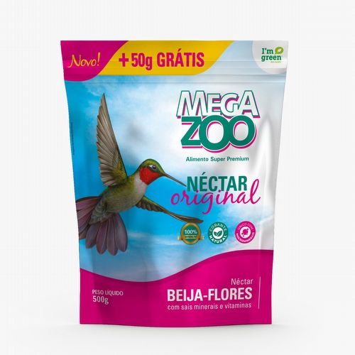 Megazoo Néctar Beija-Flor Original - 500g - imagem 1