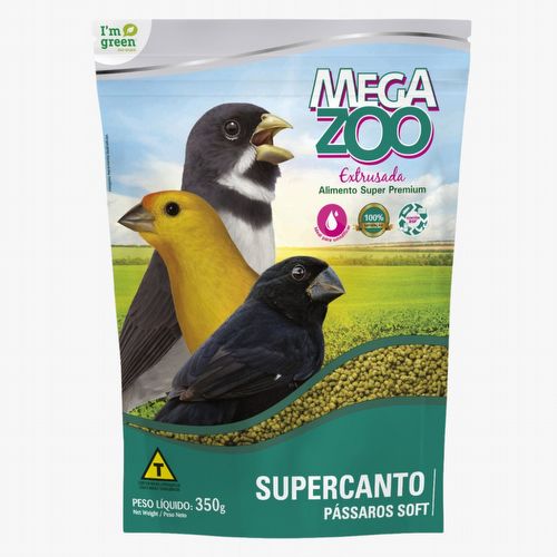 Megazoo Pássaros Supercanto Soft - 350g - imagem 1