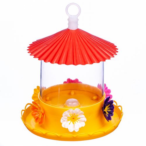 Bebedouro Beija Flor 6 Flores - 750ml - Amarelo - imagem 1