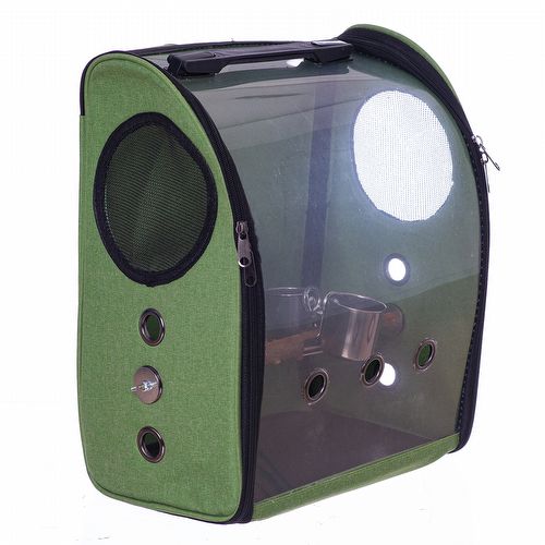 Mochila de viagem com Comedouro - Verde - imagem 1