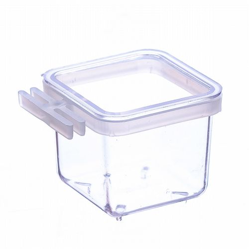 Porta Vitamina Quadrado - Médio - Cristal - imagem 1