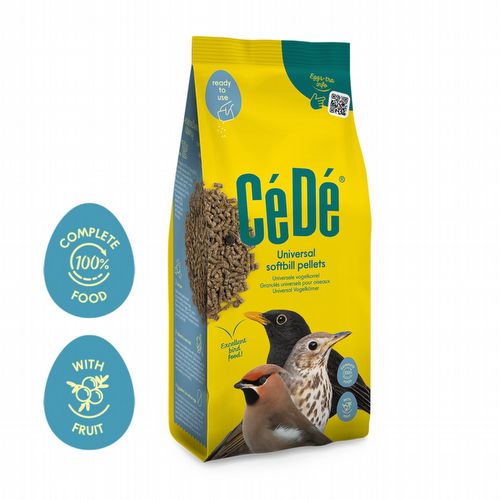 CéDé - Peletizada - Sabiá, Melro, Pássaro Preto Frugívoros - Universal 1kg  - imagem 1