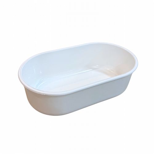 Banheira Oval Pequena - 250ml - Leitosa - imagem 1