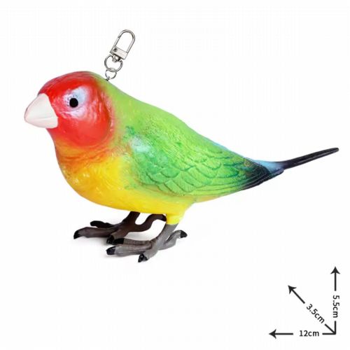 Chaveiro Resina Agapornis - Grande - imagem 1