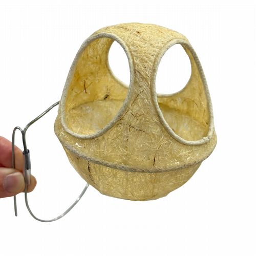 Ninho Bola para Canário da Terra Sisal com 3 entradas - NH83 - imagem 1