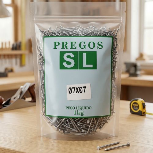 Pregos 07x07 Com Cabeça - 1 Kg - imagem 1