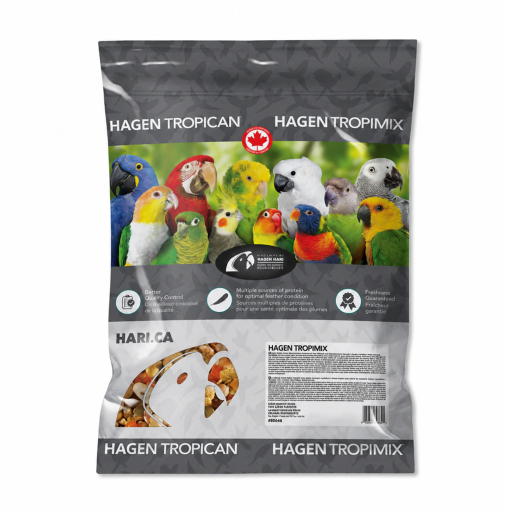 Hari - Tropimix Mistura de Grãos, Frutas Desidratadas, Extrusadas, Sementes para Médios e Grandes Psitacídeos - 9kg  - imagem 1