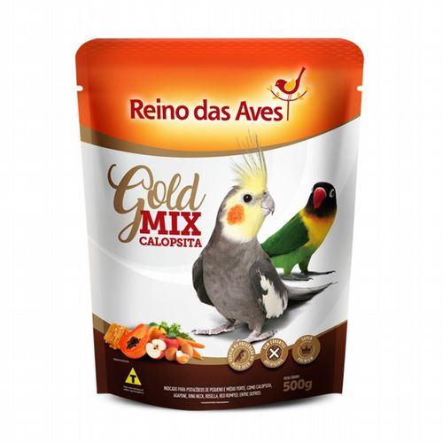 Reino das Aves - Calopsita - Gold Mix - 500g - imagem 1