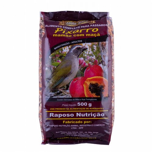 Raposo - Pixarro Mamão C/ Maçã - Linha Nobre - 500g - imagem 1