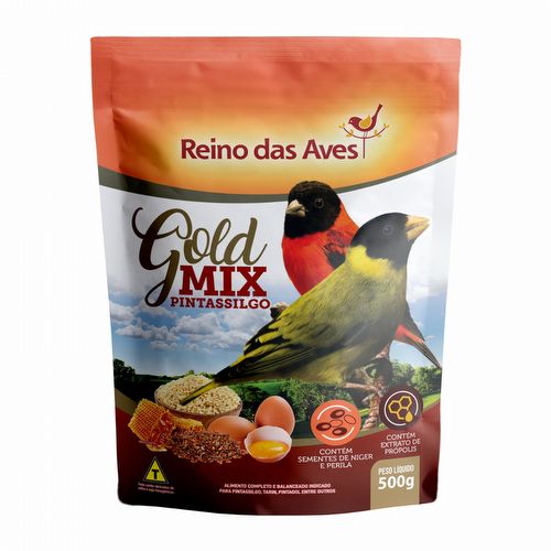 Reino das Aves - Pintassilgo - Gold Mix - 500g - imagem 1