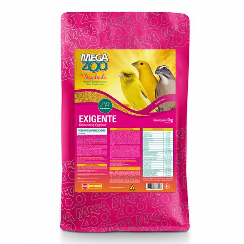 Megazoo - Farinhada Exigente - Reprodução - 5kg  - imagem 1