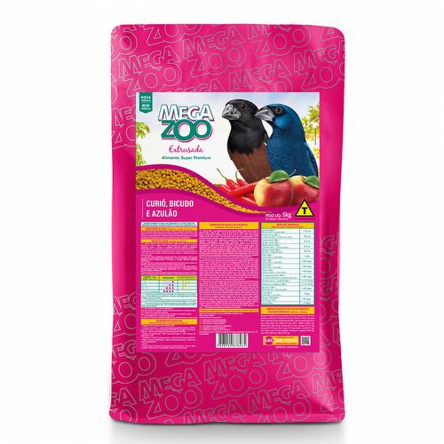 Megazoo - Curió, Bicudo e Azulão - 5kg  - imagem 1