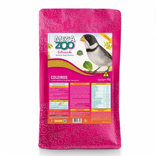 Megazoo - Extrusada - Coleiros - 5 kg - imagem 1