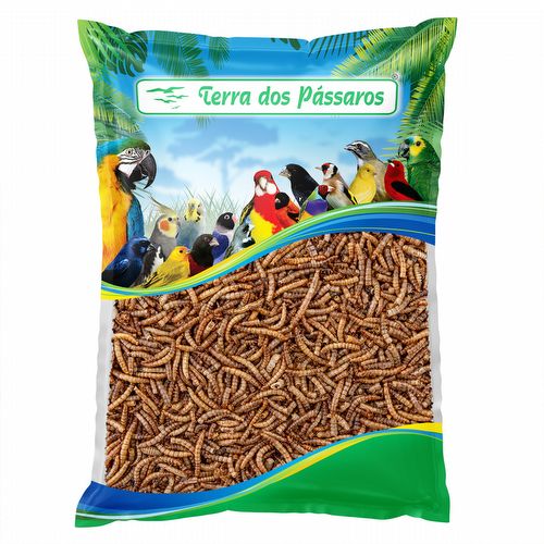 Tenébrio Comum Desidratado - Pequeno - 200g - imagem 1