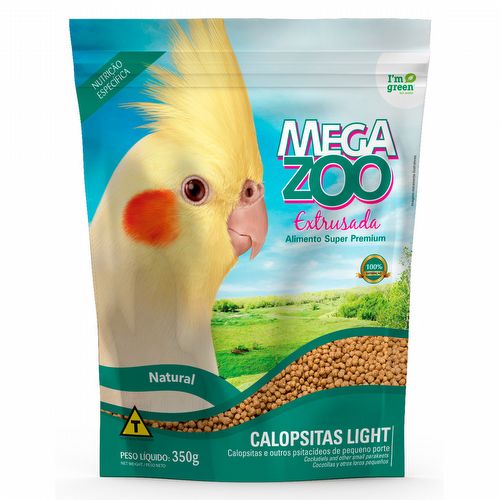 Megazoo - Natural - Calopsitas Light - 350g - imagem 1