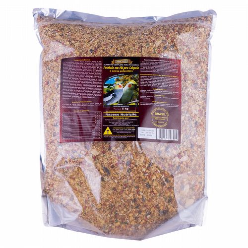 Raposo - Farinhada C/ Mel para Calopsita - Linha Nobre - 5kg - imagem 1