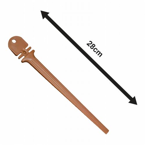 Poleiro Plástico Tipo Italiano Marrom - Grande 28cm - imagem 1