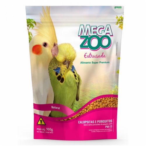 Megazoo - Calopsitas Periquitos - PM13 - 900g - imagem 1