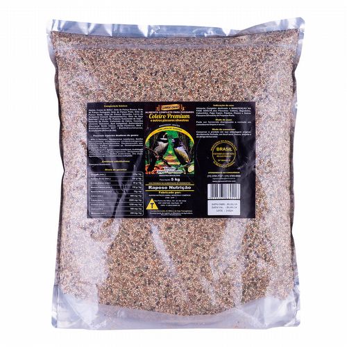 Raposo - Coleiro Premium C/ Larva de Tenébrio - Linha Ouro - 5kg - imagem 1