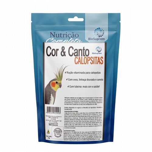 Biosuprem - Farinhada Cor e Canto Calopsita - 1kg - imagem 1