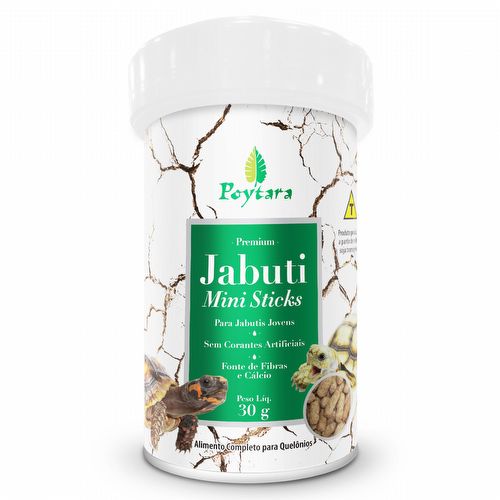 Ração para Jabuti Mini Stick - Poytara - 30g - imagem 1