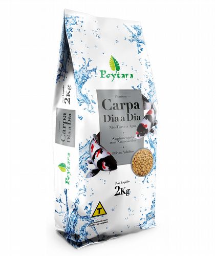 Ração para Carpa Dia a Dia - Poytara - 2kg - imagem 1