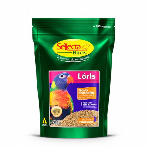 Sellecta - Alimento Extrusado para Lóris - 500g - imagem 1