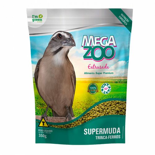 Megazoo - Alimento Extrusado Trinca Ferro Supermuda - 350g - imagem 1