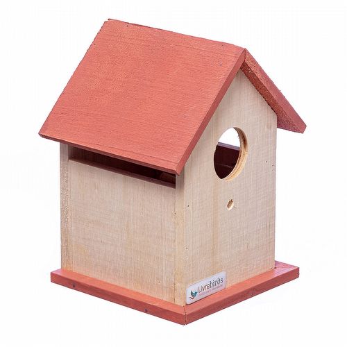 Casinha para Pássaros Livres - PV2 - Vermelho - imagem 1