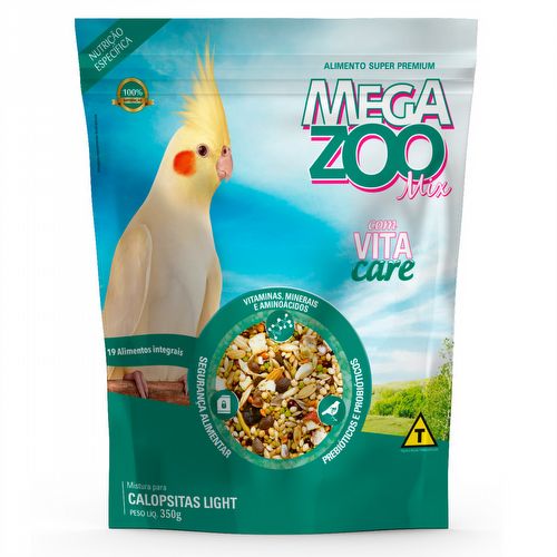 Megazoo Mix - Calopsitas Light - 350g - imagem 1