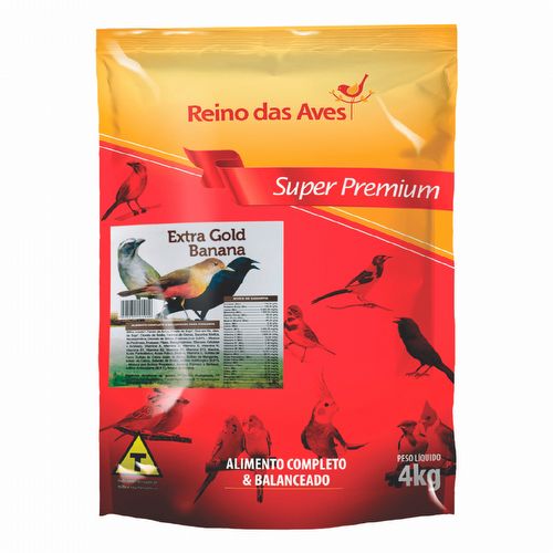 Reino das Aves - Extra Gold - Banana - 4kg - imagem 1