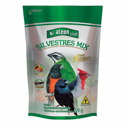 Alcon Club - Silvestres Mix com Larvas e Frutas - 550g - imagem 1