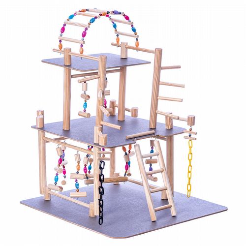 Brinquedo Playground Fantasia para Papagaio - Natural - imagem 1