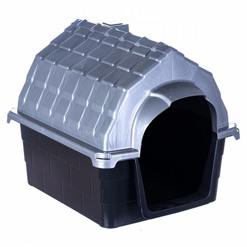 Casa para Cães ChrisPet Chaminé nº 4 - Cinza - imagem 1