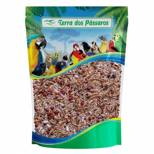 Mistura Azulão Super Premium com Tenébrio e Pimenta - 200g - imagem 1