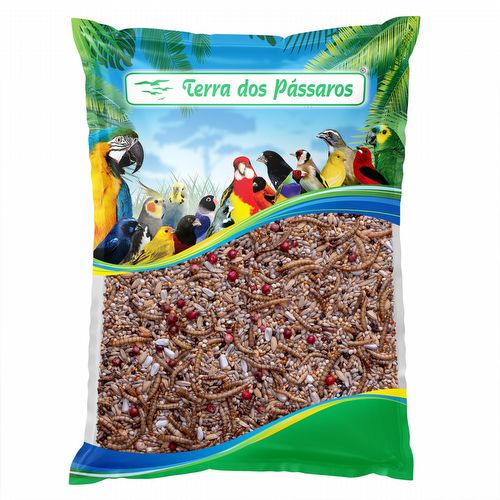 Mistura Azulão Super Premium com Tenébrio e Pimenta - 500g - imagem 1