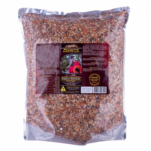 Raposo - Pixarro Mamão C/ Maçã - Linha Nobre - 5kg - imagem 1