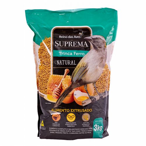 Reino das Aves - Suprema - Trinca Ferro - Natural - 3kg - imagem 1