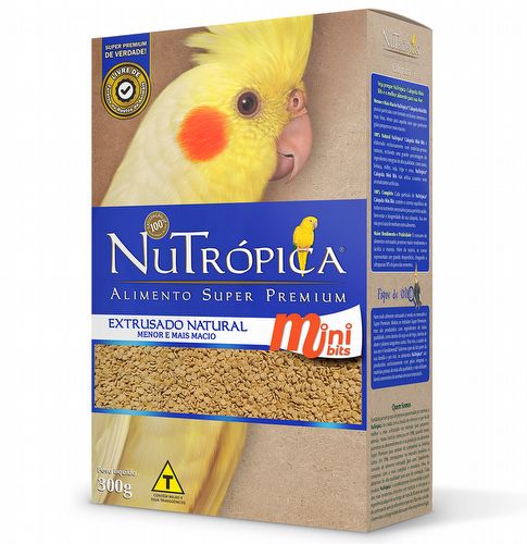 Nutrópica - Calopsita - Natural Mini Bits - 300g - imagem 1