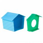 Casinha de Hamster - Azul e Verde - imagem 5