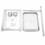 Poleiro Móvel Aço Inox - 30cm - imagem 7
