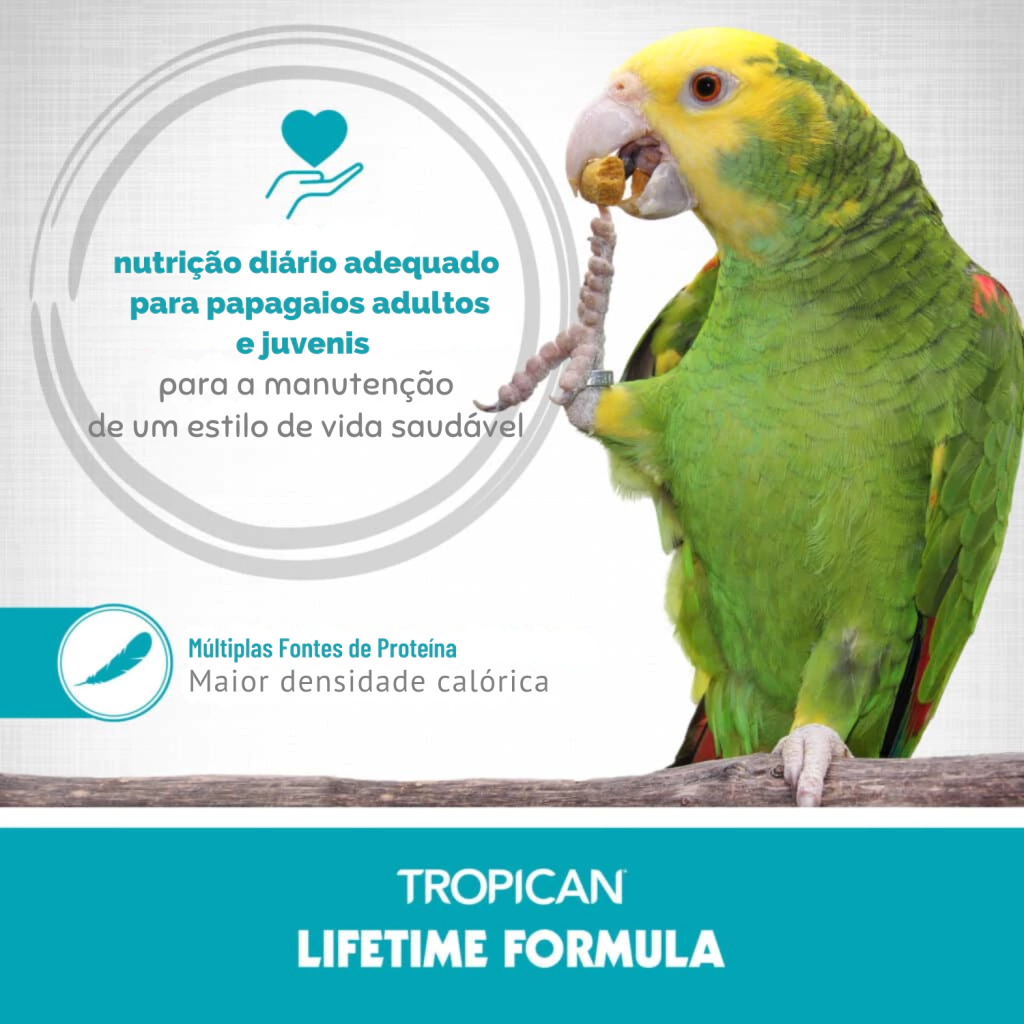 Hari - Extrusada Tropican LT4 - Médios e Grandes Psitacídeos - Bit 4mm - 11,34Kg - imagem 4