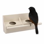 King Bird - Comedouro Grande Suspenso - Com Tampa - Cor Marfim - imagem 5